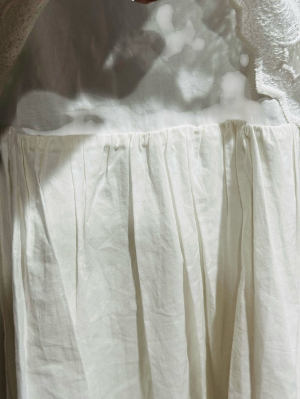 Anthropologie Sunday in Brooklyn White Lace Bodice Short Dress - Picture 10 of 11